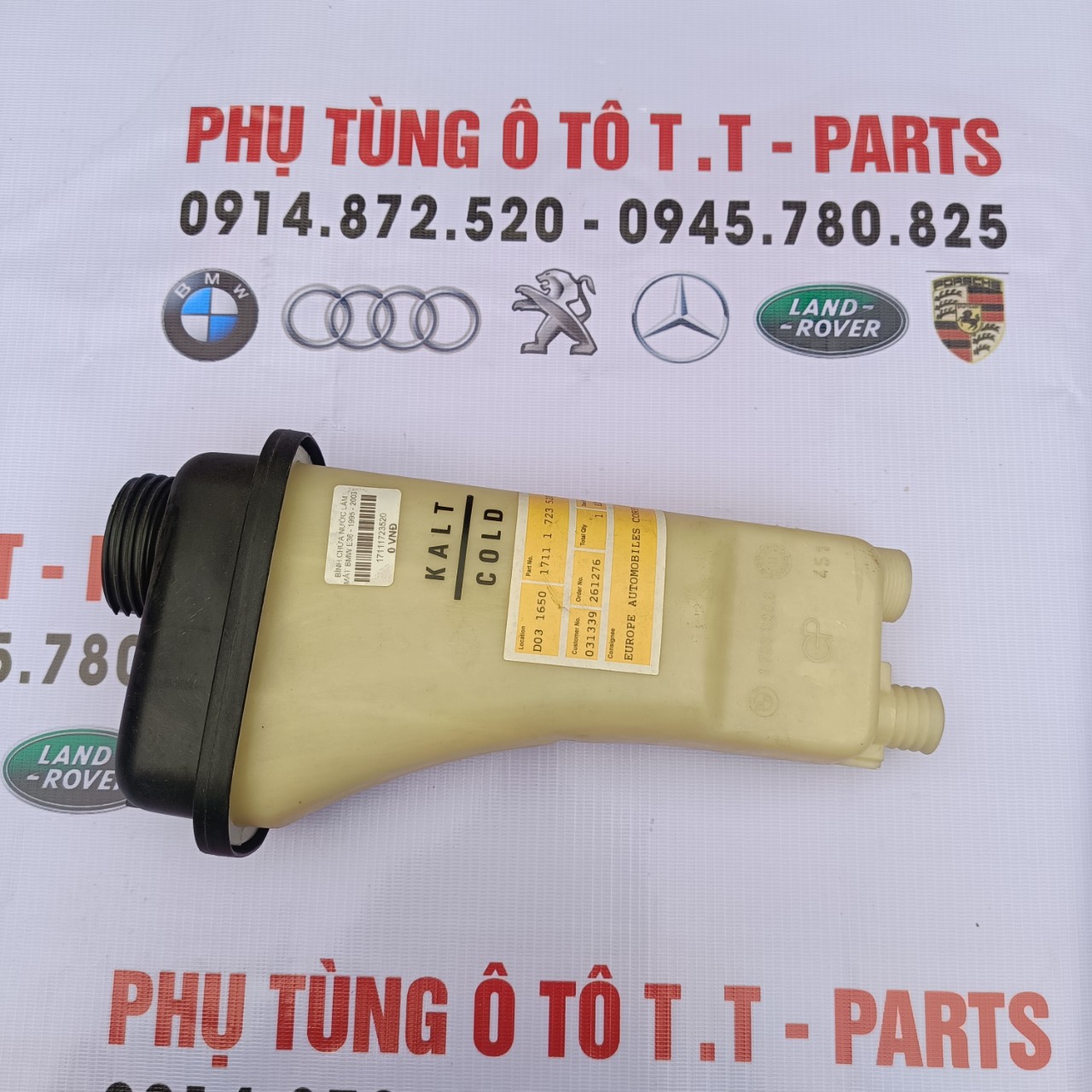 BÌNH CHỨA NƯỚC LÀM MÁT BMW E36 - 1995 - 2003.  17111723520